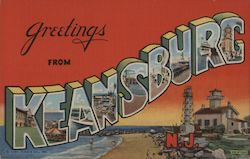 Greetings from Keansburg Postcard