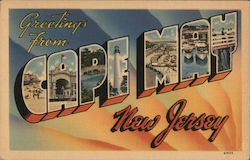 Greetings from Cape May Postcard