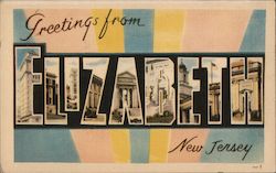 Greetings from Elizabeth Postcard