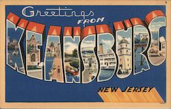 Greetings from Keansburg New Jersey Postcard Postcard Postcard