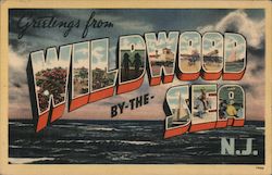 Greetings from Wildwood By-The-Sea Postcard