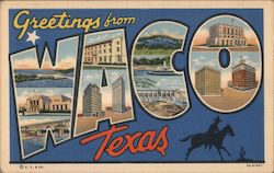 Greetings from Waco Postcard