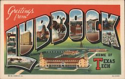 Greetings from Lubbock Postcard