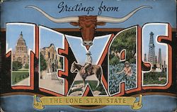 Greetings from Texas Postcard