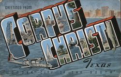 Greetings from Corpus Christi Texas Postcard Postcard Postcard