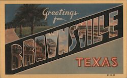 Greetings from Brownsville Postcard