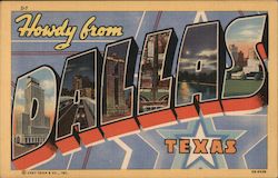 Greetings from Dallas Postcard