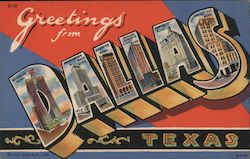 Greetings from Dallas Postcard