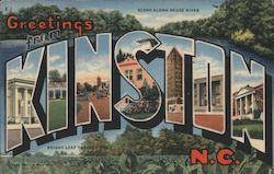 Greetings from Kinston North Carolina Postcard Postcard Postcard