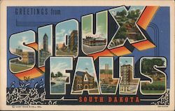 Greetings from Sioux Falls Postcard