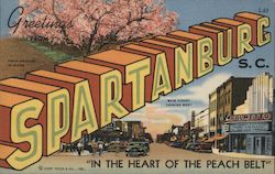 Greetings from Spartanburg Postcard