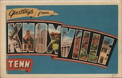 Greetings from Knoxville Postcard