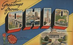 Greetings from Ohio Postcard