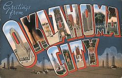 Greetings from Oklahoma City Postcard