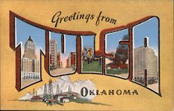 Greetings from Tulsa Postcard