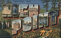 Greetings from High Point Postcard