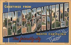 Greetings from Hendersonville Postcard