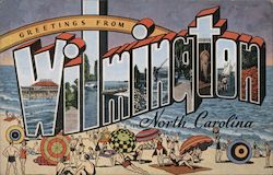 Greetings from Wilmington Postcard