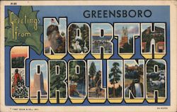 Greetings from Greensboro Postcard