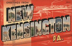 Greetings from New Kensington Postcard