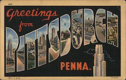 Greetings from Pittsburgh Postcard