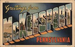 Greetings from McKeesport Postcard