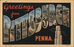 Greetings from Pittsburgh Postcard