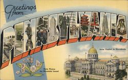 Greetings from Pennsylvania Postcard