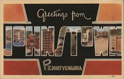 Greetings from Johnstown Postcard