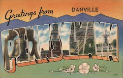 Greetings from Danville Postcard
