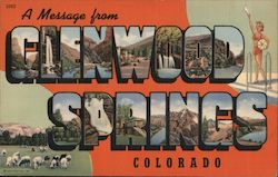 Greetings from Glenwood Springs Postcard