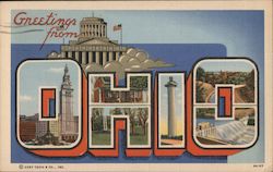 Greetings from Ohio Postcard