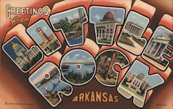 Greetings from Little Rock Arkansas Postcard Postcard Postcard