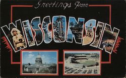 Greetings from Wisconsin Postcard