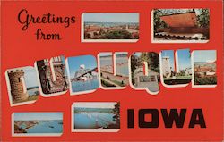 Greetings from Dubuque Postcard