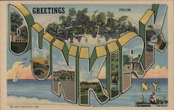 Greetings from Dunkirk Postcard