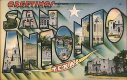 Greetings from San Antonio Postcard