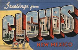 Greetings from Clovis Postcard