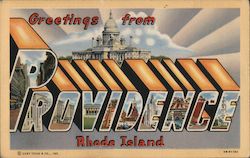 Greetings from Providence Postcard