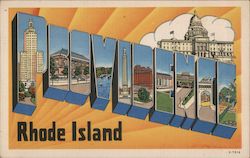 Greetings from Providence Rhode Island Postcard Postcard Postcard