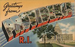 Greetings from Providence Postcard