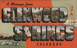 Greetings from Glenwood Springs Postcard