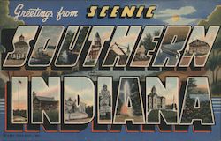 Greetings from Southern Indiana Postcard