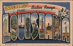 Greetings from Baton Rouge Postcard