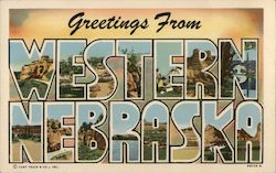 Greetings from Western Nebraska Postcard