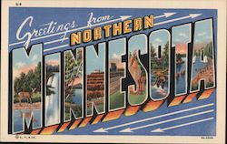 Greetings from Minnesota Postcard