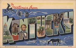 Greetings from Kentucky Postcard