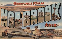 Greetings from Holbrook Postcard
