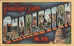 Greetings from Charleston Postcard