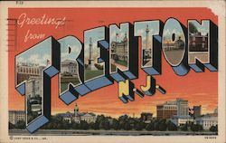 Greetings from Trenton Postcard